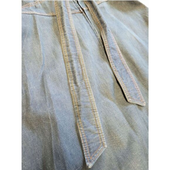 Vintage French Denim Dress - Picture 6 of 11